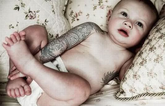 tattooedbabyjpg tattooed baby