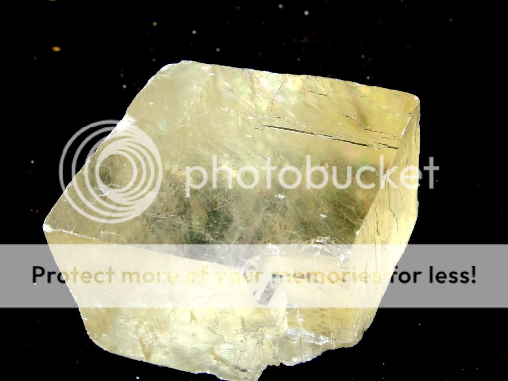 Topping Rhombic Pure Iceland Spar optical CALCITE  